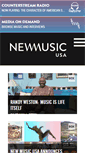 Mobile Screenshot of newmusicusa.org