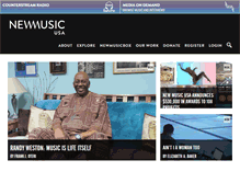 Tablet Screenshot of newmusicusa.org